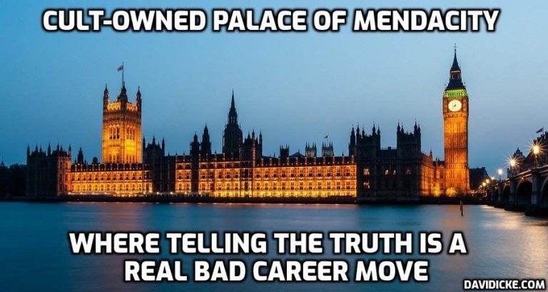 Poll reveals sharp fall in trust of politicians – with one group losing faith in particular – David Icke
