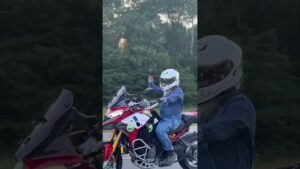 Enjoying a hot summer afternoon ride…