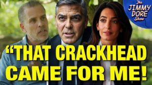 “Crackhead Hunter Biden Is Talking Sh*t About Me & Amal!” – George Clooney