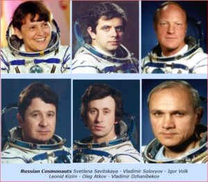 Russian cosmonauts saw seven angels outside space station