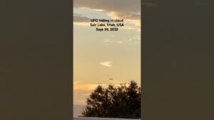 UFO over Salt Lake, Utah Sept 29, 2025, UFO UAP sighting news. 👽 alien craft near airport!