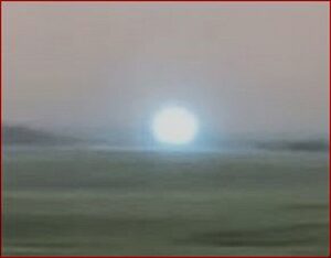 A huge glowing sphere appeared without warning over Alberta