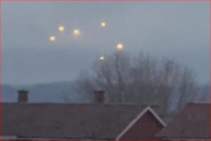 fleet of UFOs drifted over DarlingtonâUAP drones captured the sight before vanishing without explanation.