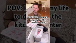 But don’t. Get. Caught. 😳#relatable  #comedy #parenting #dadlife #momlife #declutter #decluttering