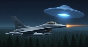  A UFO reportedly collided with a US fighter jet over Arizona