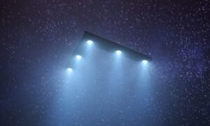 CLOSE ENCOUNTER WITH AN ALIEN CRAFT OVER PEACHTREE N.C.