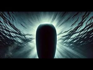 Semi-submerged unidentified object… Look at the speed of that thing!